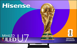 Hisense - 55" Class U7 Series MiniLED QLED UHD 4K HDR Smart Google TV (2025)