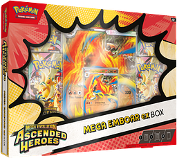 Pokémon TCG keräilykortit ME02.5 Ascended Heroes EX Box, erilaisia