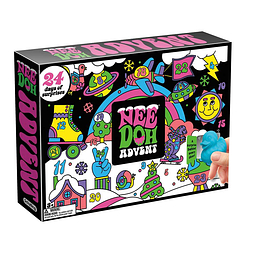 NeeDoh Advent Calendar Mini Christmas Squishy Fidget Toy 24 Pack
