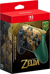 Nintendo - Switch 2 Pro Controller – The Legend of Zelda – 40th Anniversary Edition - Multi