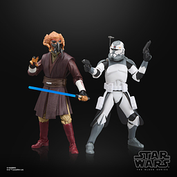 STAR WARS The Black Series Plo Koon & Clone Commander Wolffe