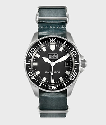 M.S.26 Black Stainless Diver One Limited Edition | Scurfa Watches