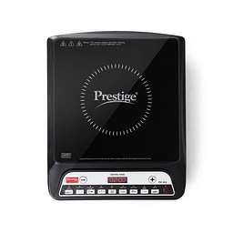 Prestige PIC 20.0 Induction Cooktop 1600 W with Push Buttons (Black) | Indian Menu Options