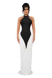 Ora Maxi Dress - Black Salt